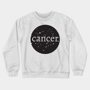 Cancer Zodiac Sign Star Circle Crewneck Sweatshirt